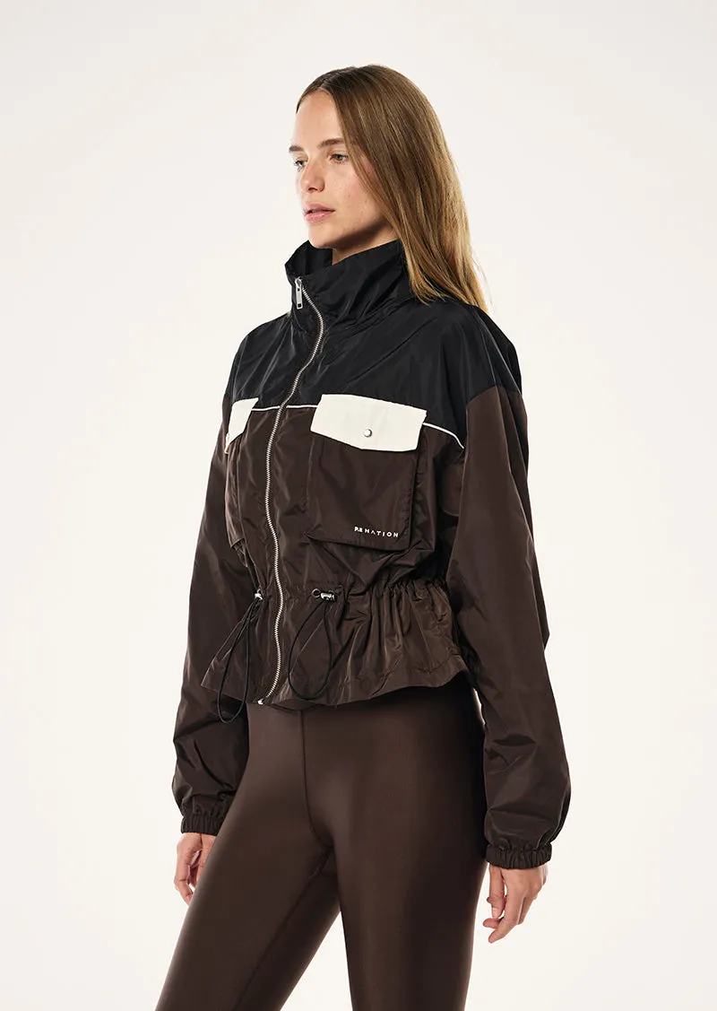 FRONTIER JACKET IN ESPRESSO sold by P.E Nation product image thumbnail 3