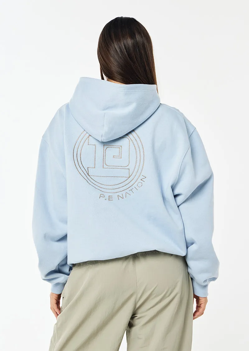 OUTPUT HOODIE IN DUSTY BLUE sold by P.E Nation product image thumbnail 4