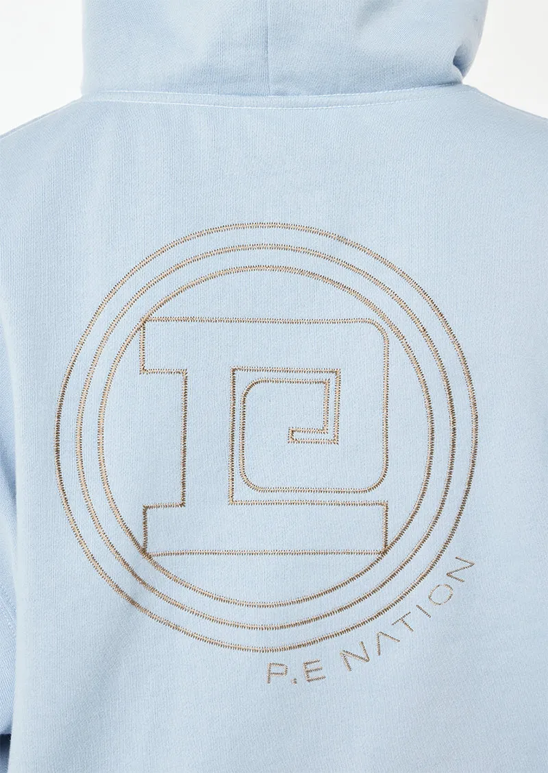 OUTPUT HOODIE IN DUSTY BLUE sold by P.E Nation product image thumbnail 2