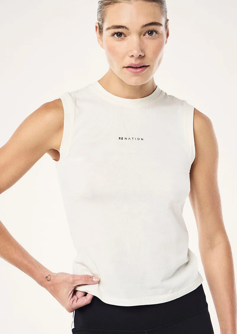 LENOX TANK IN WHISPER WHITE sold by P.E Nation product image thumbnail 3