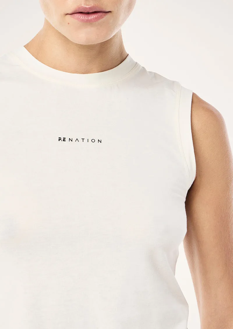 LENOX TANK IN WHISPER WHITE sold by P.E Nation product image thumbnail 2