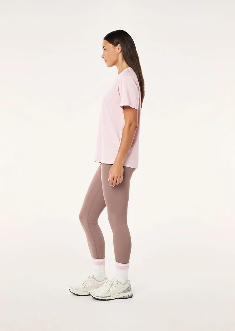 AERO SHORT SLEEVE TEE IN CHALK PINK sold by P.E Nation product image thumbnail 4