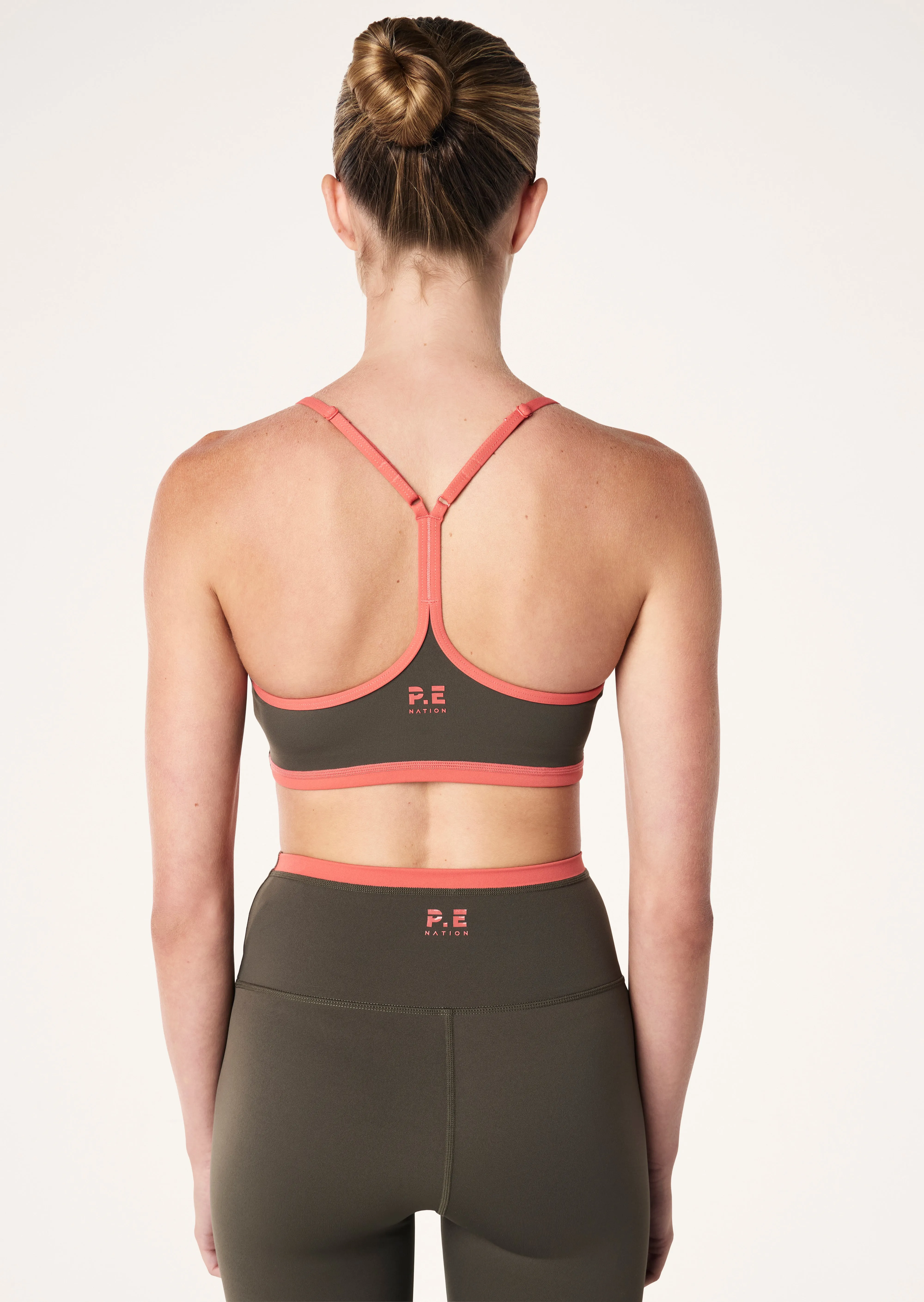 FUNDAMENTAL SPORTS BRA IN TARMAC sold by P.E Nation product image thumbnail 3