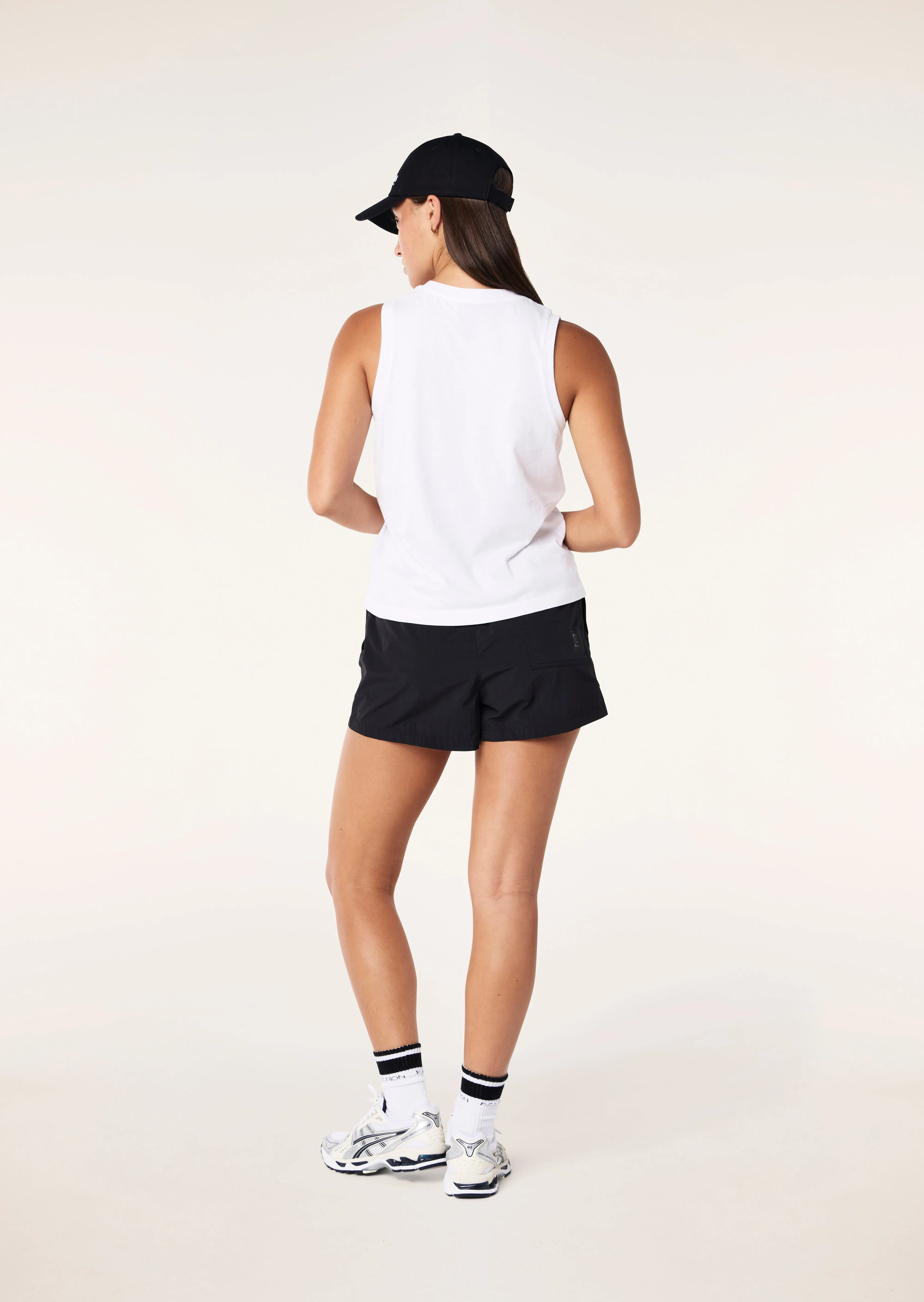 SHUFFLE TANK IN OPTIC WHITE & KHAKI sold by P.E Nation product image thumbnail 4