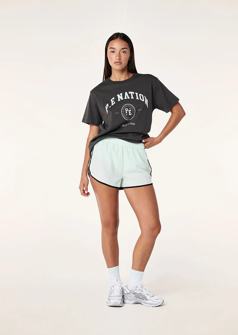 LIBERTY TEE IN GUNMETAL sold by P.E Nation product image thumbnail 4