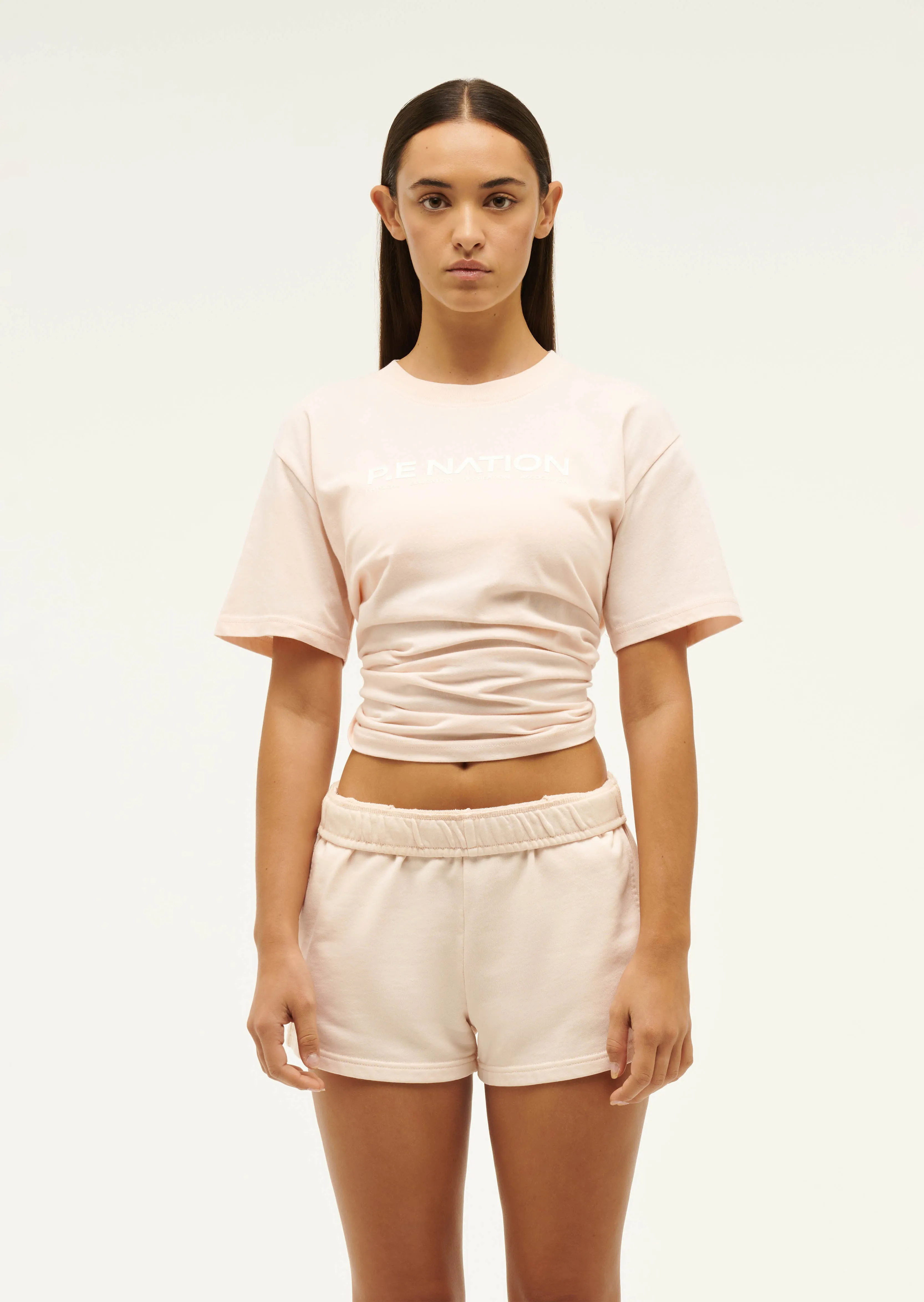 ADVENTURE SHORT IN WASHED BLUSH sold by P.E Nation product image thumbnail 2