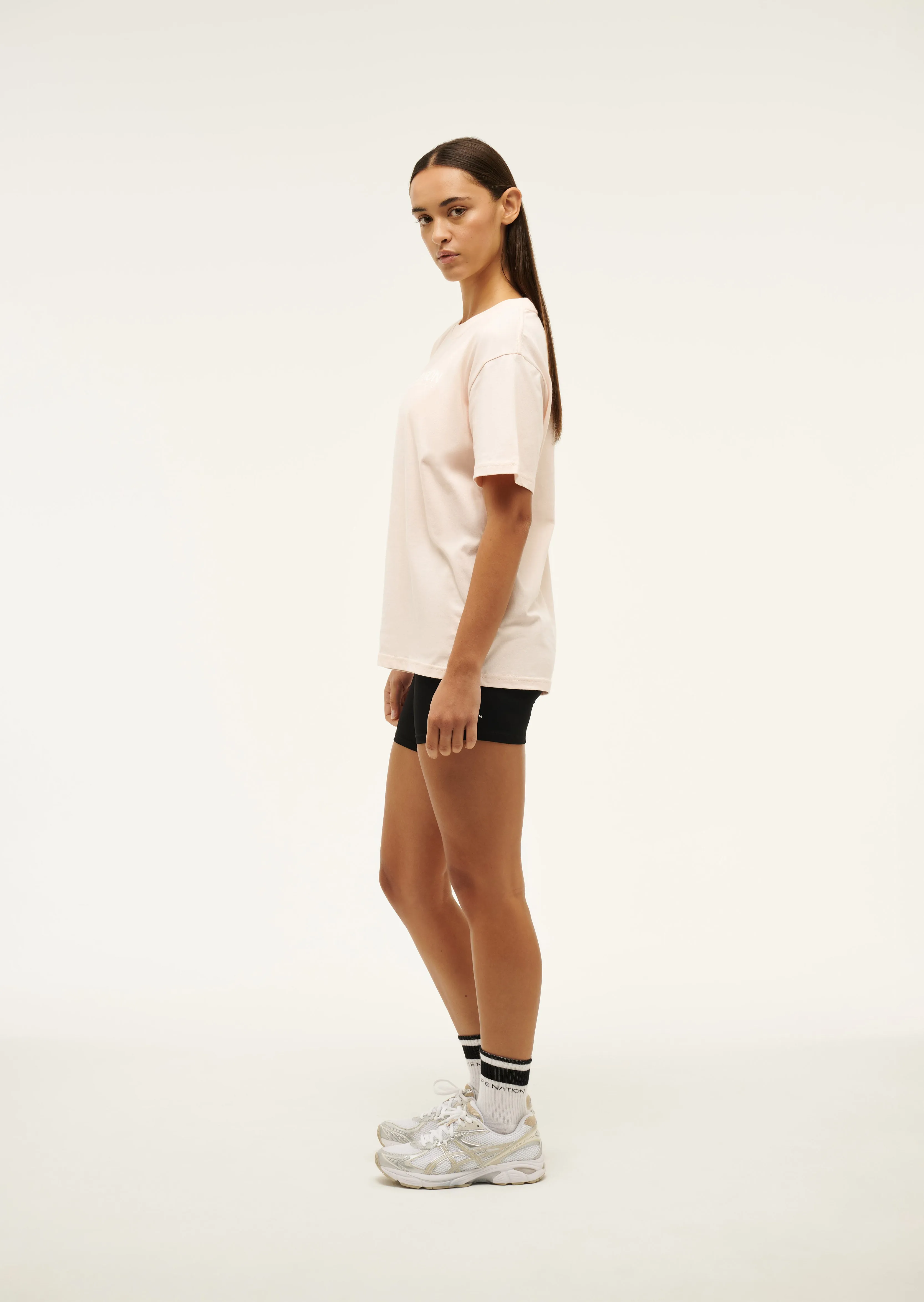 AERO SHORT SLEEVE TEE IN BLUSH sold by P.E Nation product image thumbnail 4