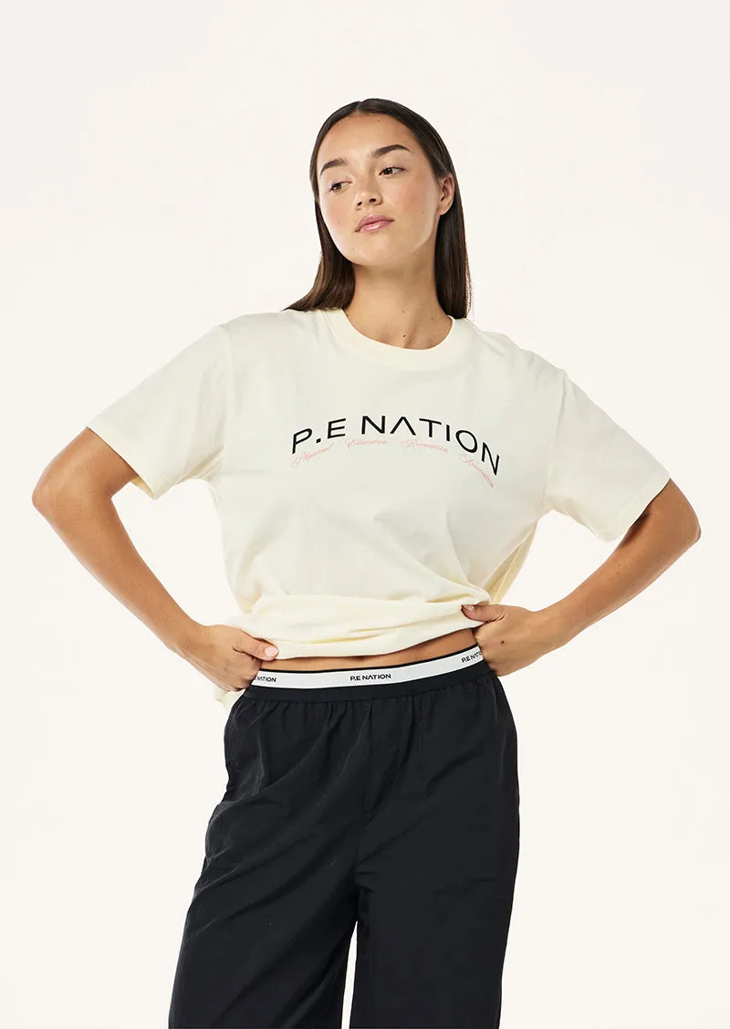 VOLUME TEE IN WHISPER WHITE sold by P.E Nation product image thumbnail 3