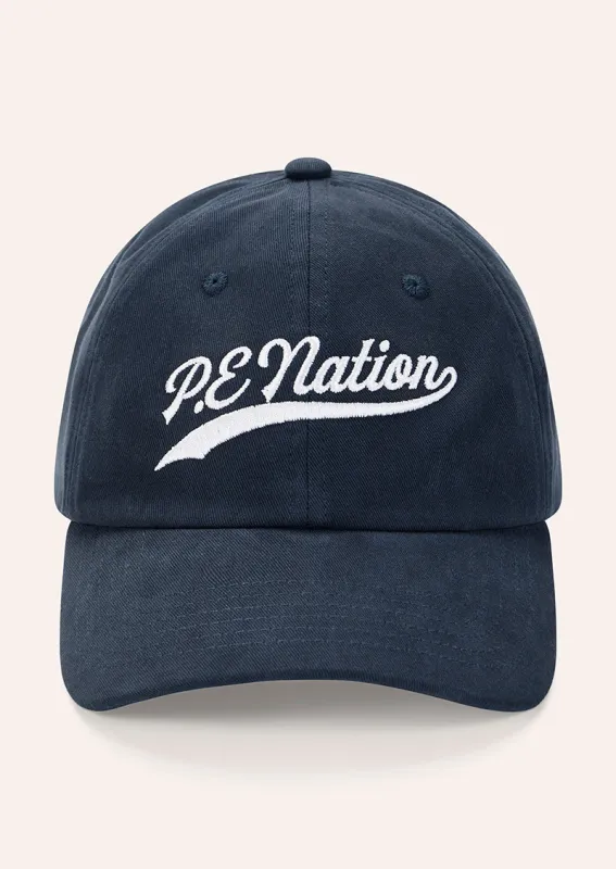 VARSITY CAP IN MARINE BLUE made by P.E Nation