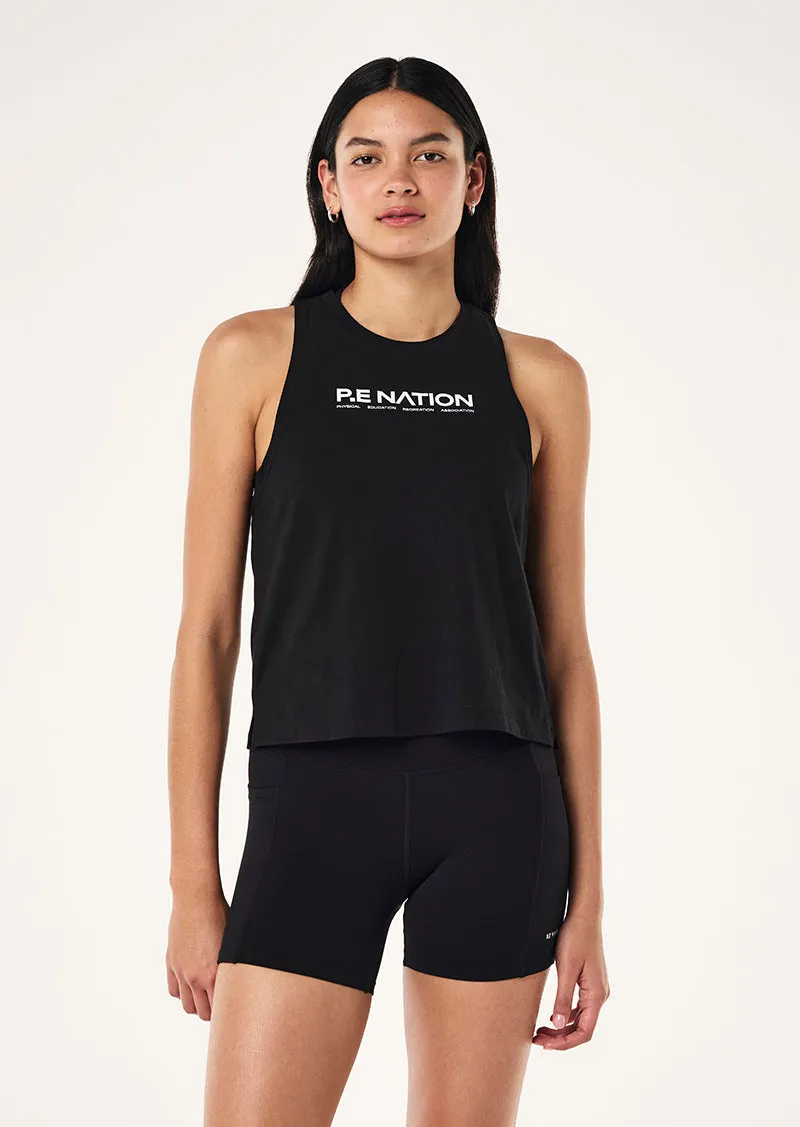 SHUFFLE TANK - BLACK sold by P.E Nation