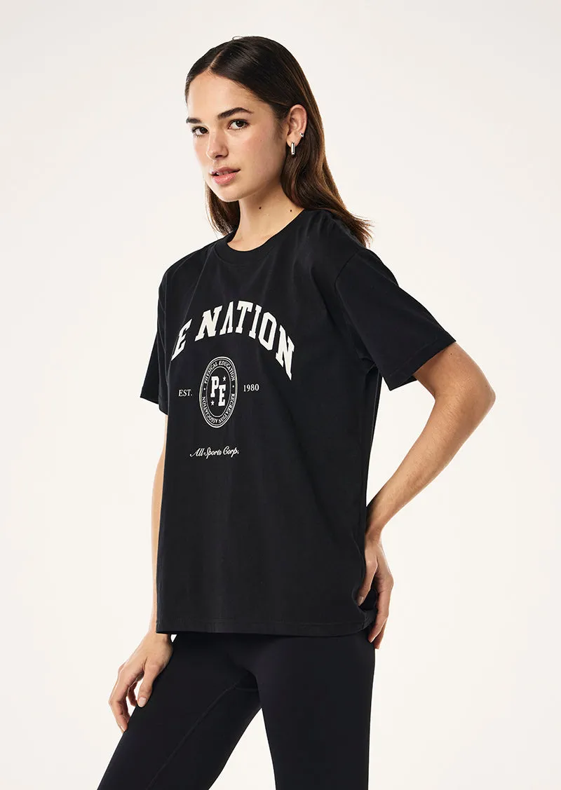 LIBERTY TEE IN BLACK sold by P.E Nation product image thumbnail 3