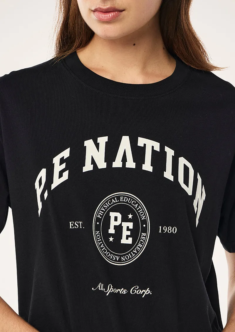 LIBERTY TEE IN BLACK sold by P.E Nation product image thumbnail 2
