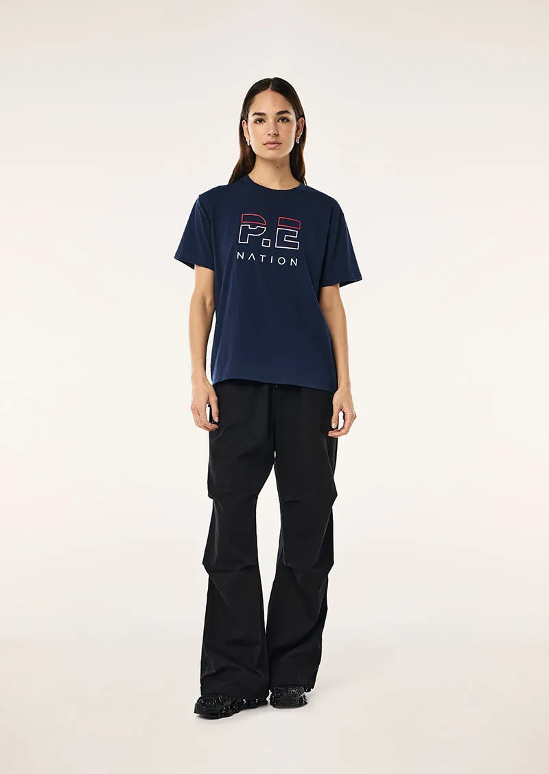 HEADS UP TEE IN DARK NAVY sold by P.E Nation product image thumbnail 5