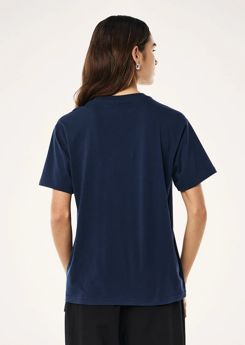 HEADS UP TEE IN DARK NAVY sold by P.E Nation product image thumbnail 4