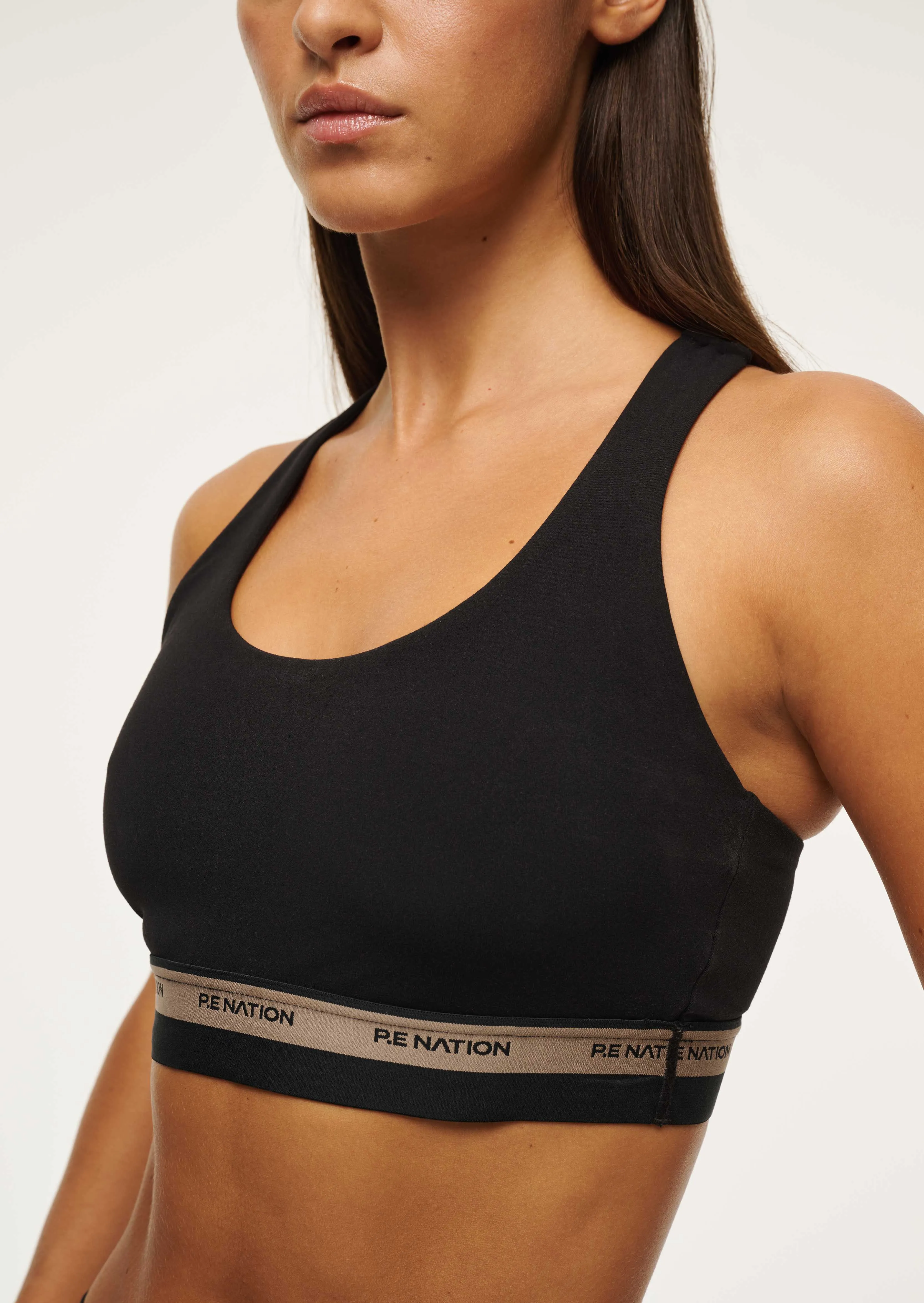 AVANT SPORTS BRA IN BLACK sold by P.E Nation product image thumbnail 2