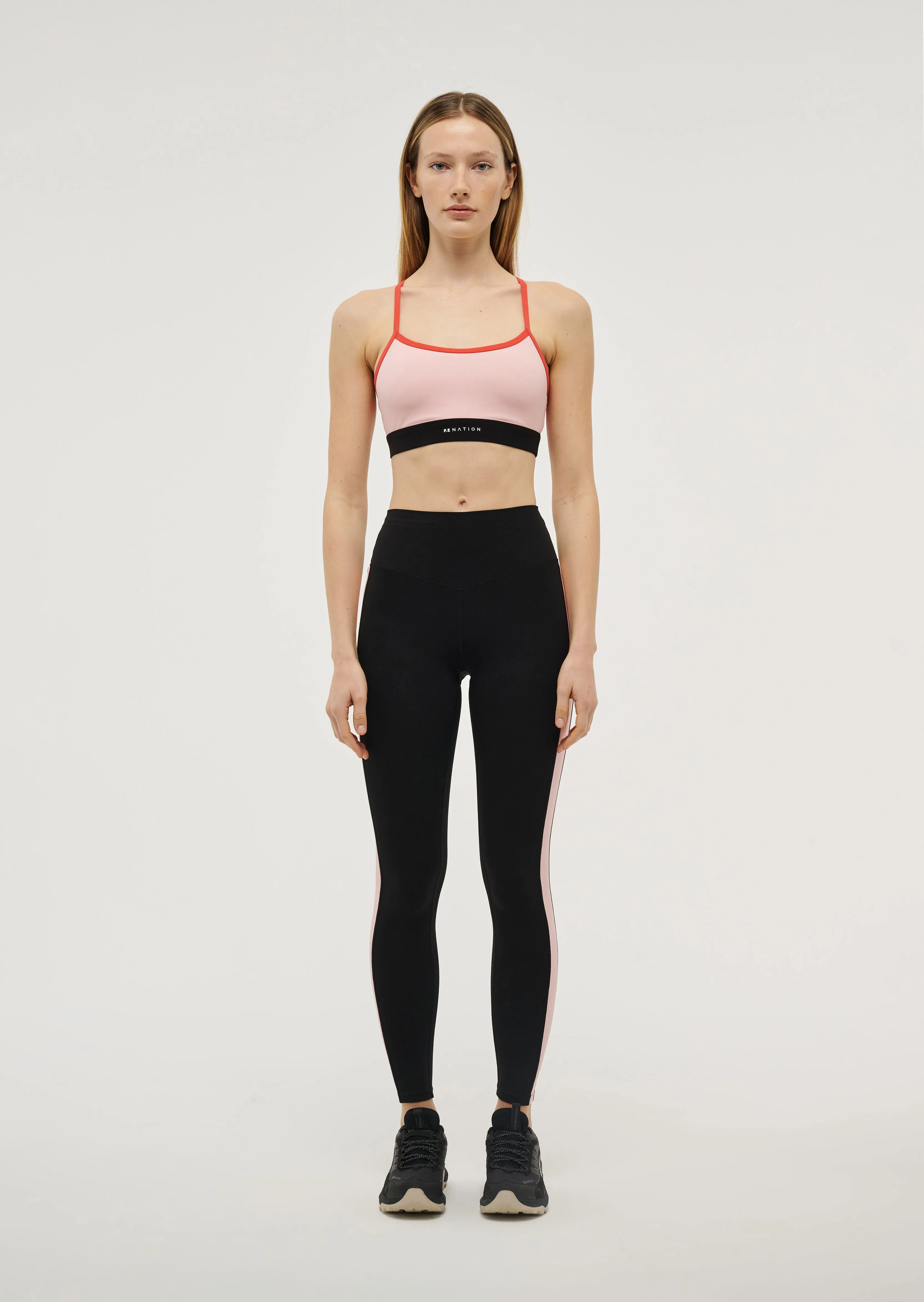 SIGNATURE SPORTS BRA IN CRYSTAL ROSE sold by P.E Nation product image thumbnail 3