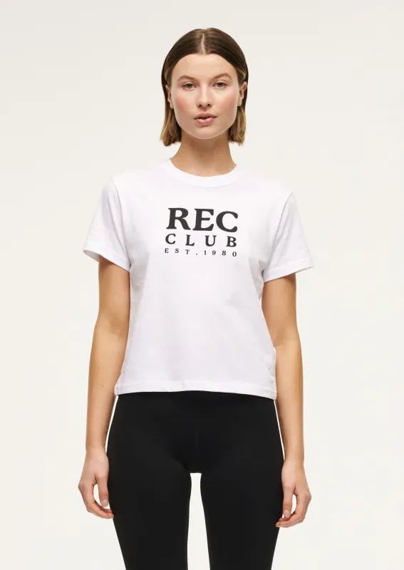 RALLY TEE IN OPTIC WHITE made by P.E Nation