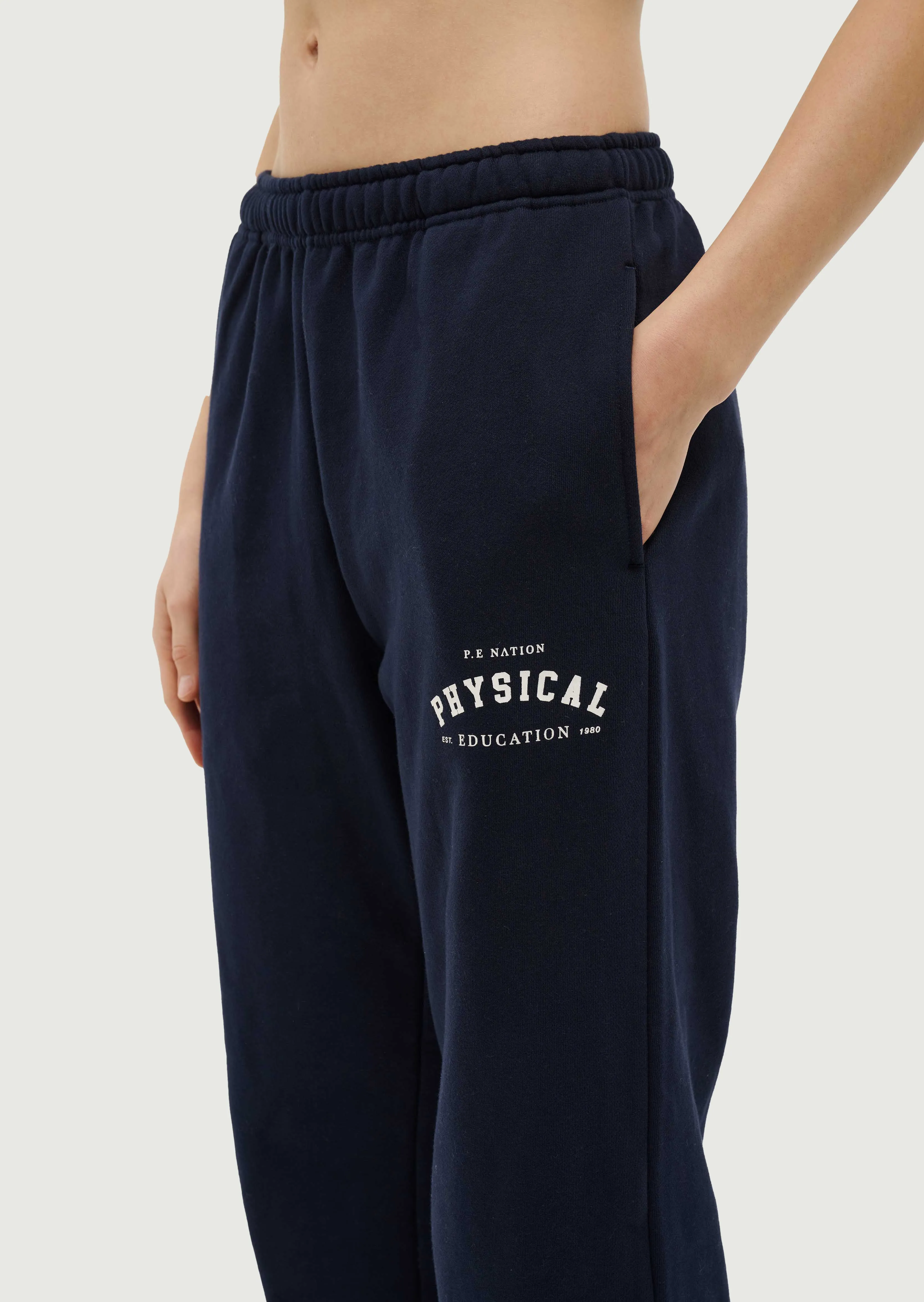 PHYSICAL TRACKPANT IN DARK NAVY sold by P.E Nation product image thumbnail 2