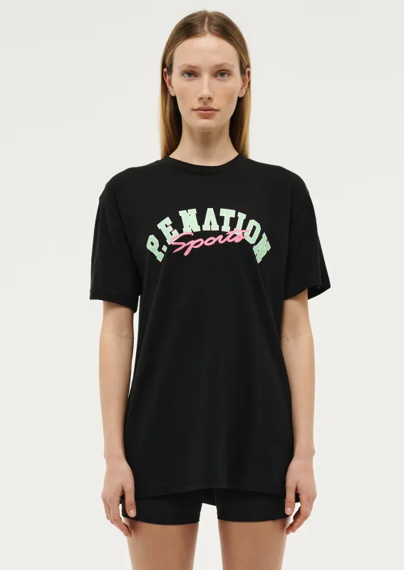 SOULRAD 2 TEE IN BLACK made by P.E Nation