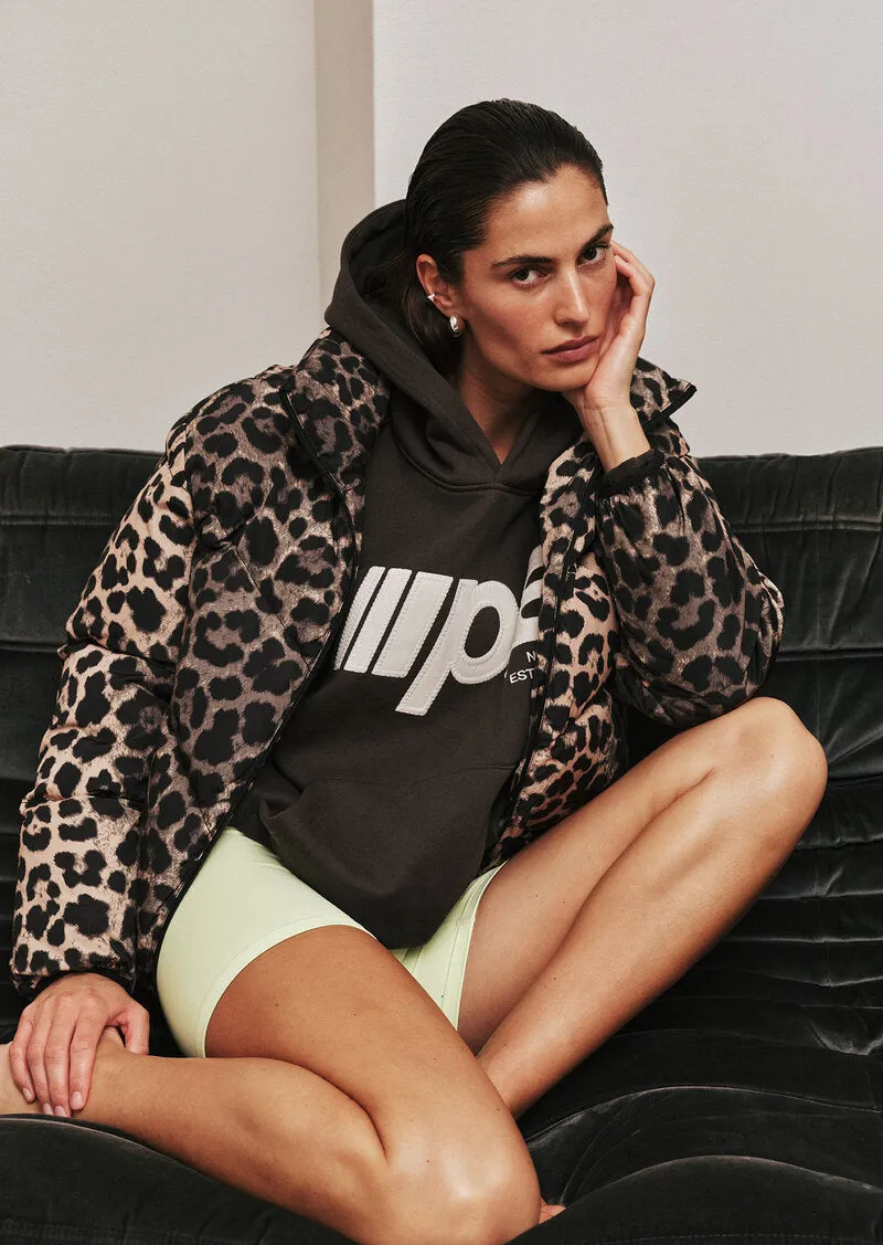PIVOT PUFFER IN LEOPARD sold by P.E Nation