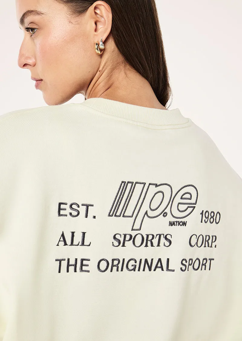 GLIDE SWEAT IN WHISPER WHITE sold by P.E Nation product image thumbnail 2