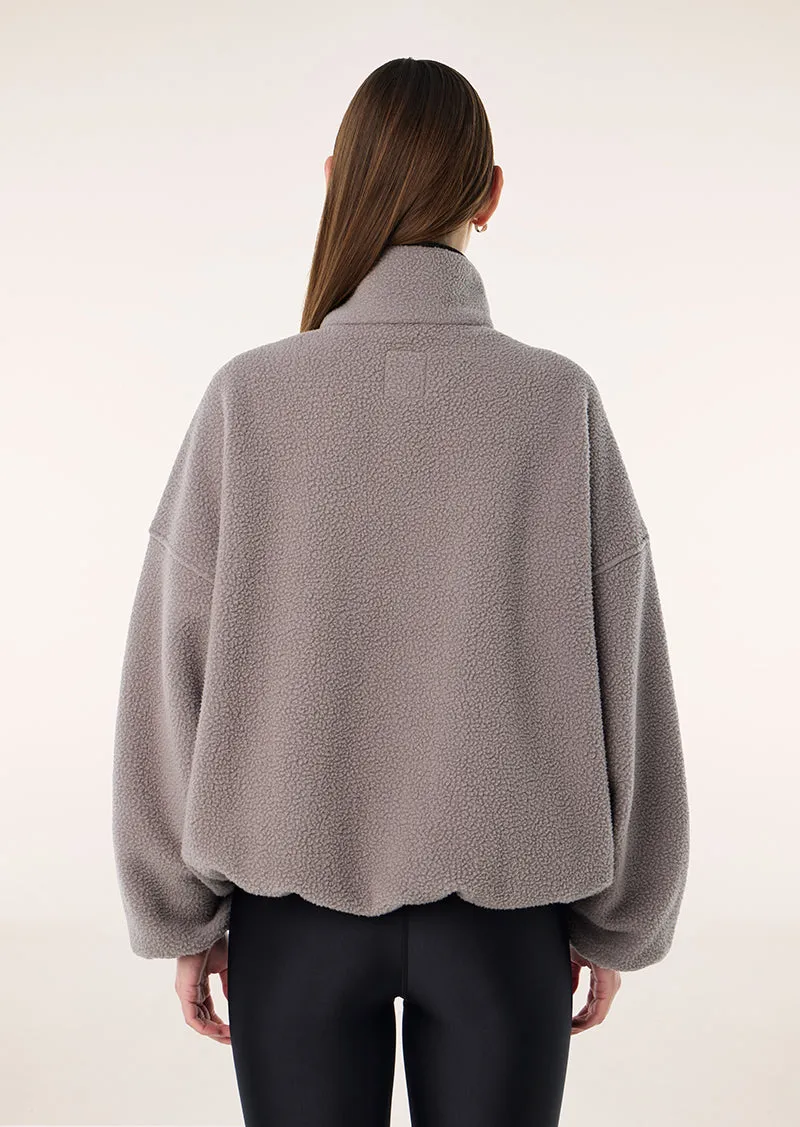ROTATE SHERPA JACKET IN DARK SILVER sold by P.E Nation product image thumbnail 5