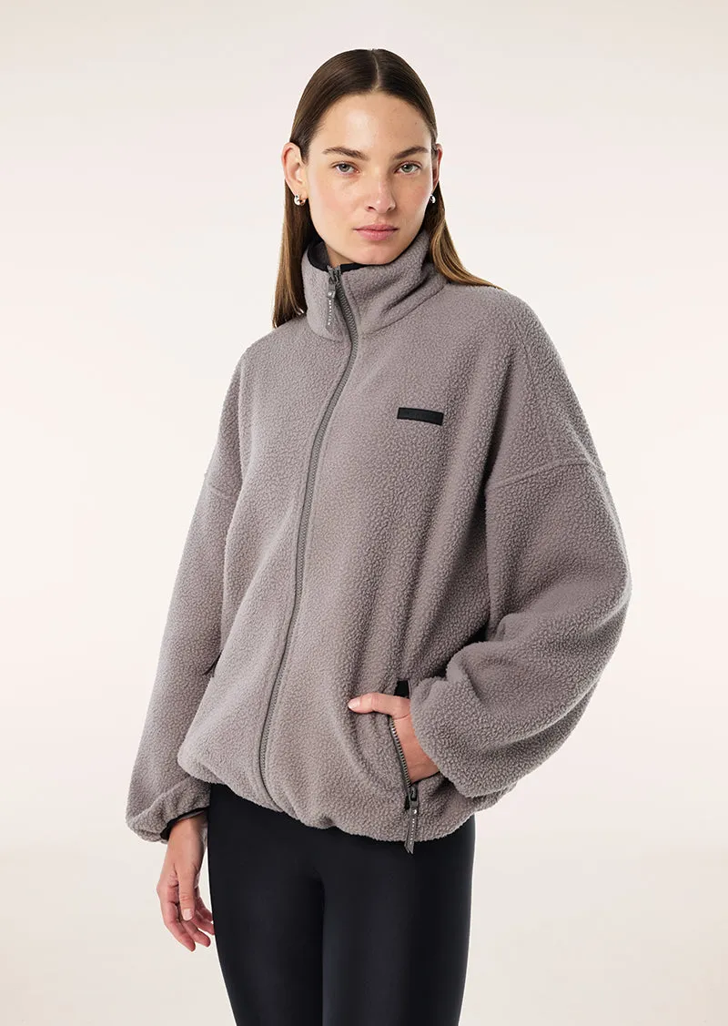 ROTATE SHERPA JACKET IN DARK SILVER sold by P.E Nation product image thumbnail 4