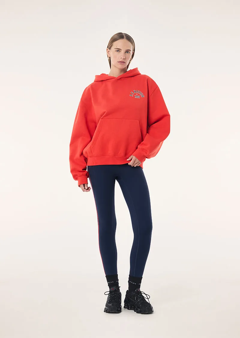 ESTABLISHED HOODIE IN COLLEGE RED sold by P.E Nation product image thumbnail 5