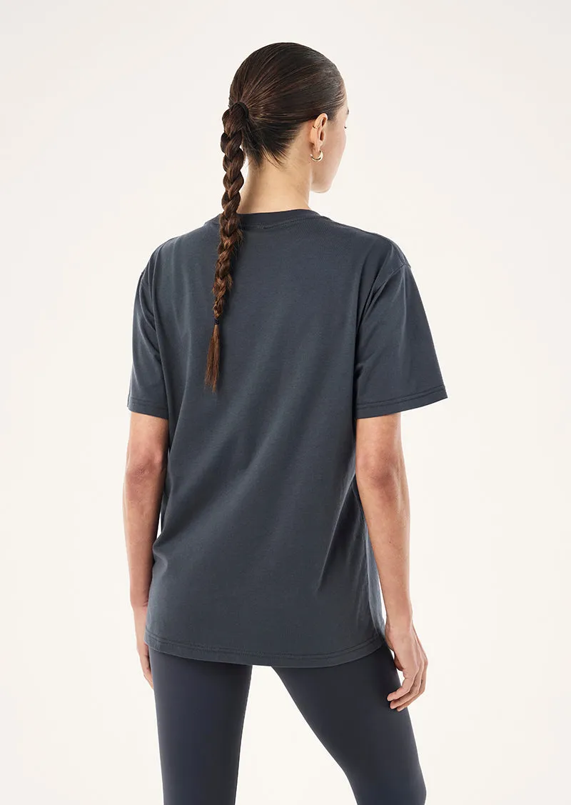 HEADS UP TEE IN MARINE BLUE & STRAWBERRY sold by P.E Nation product image thumbnail 4