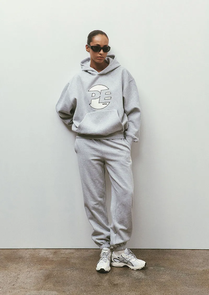 VOLTAGE TRACKPANT IN MID GREY MARLE sold by P.E Nation