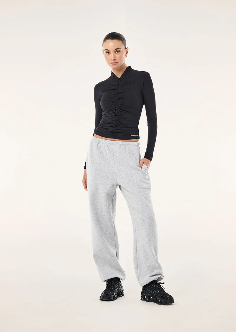 VOLTAGE TRACKPANT IN MID GREY MARLE sold by P.E Nation product image thumbnail 2