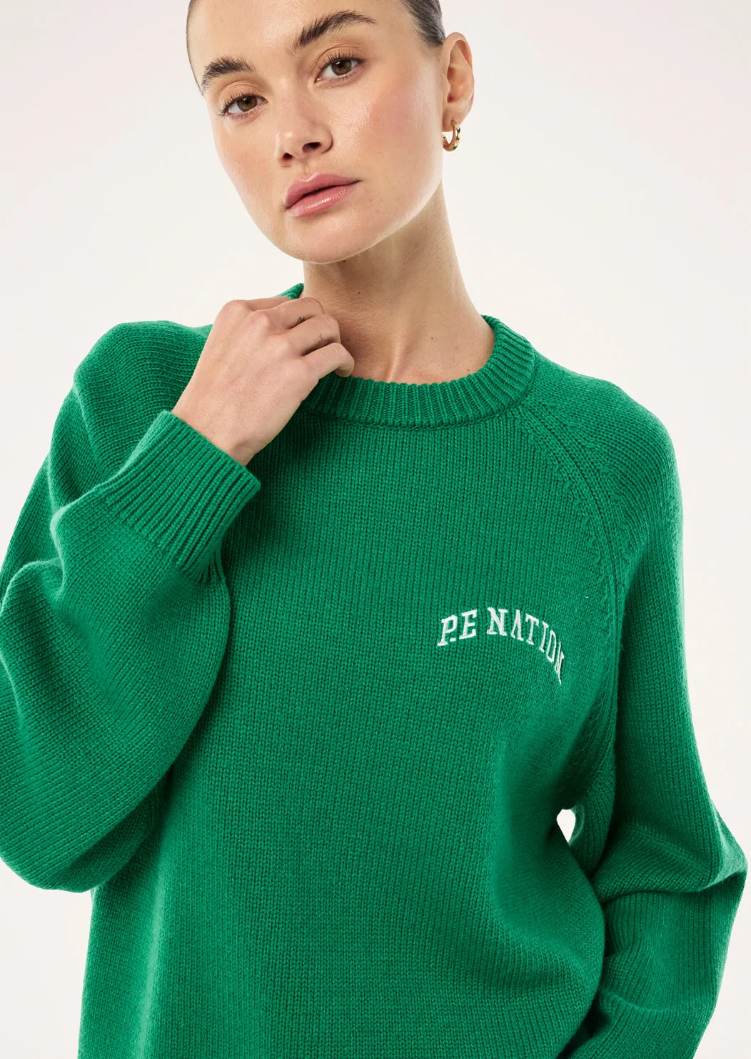 LEGACY KNIT CREW IN AMAZON sold by P.E Nation product image thumbnail 3