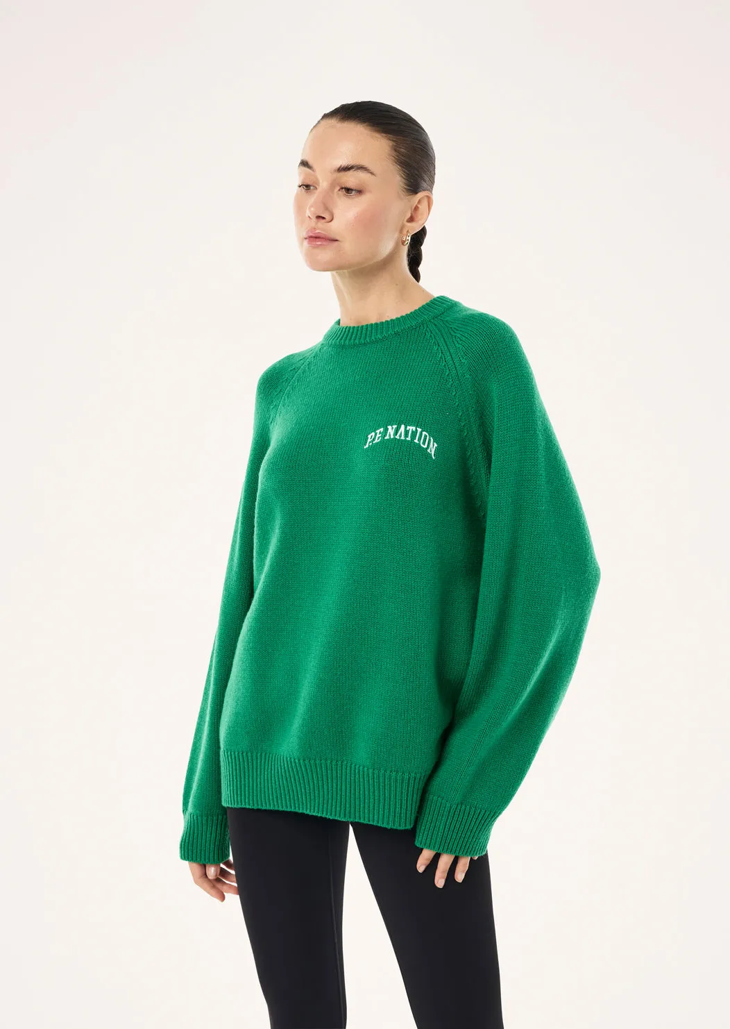 LEGACY KNIT CREW IN AMAZON sold by P.E Nation product image thumbnail 4