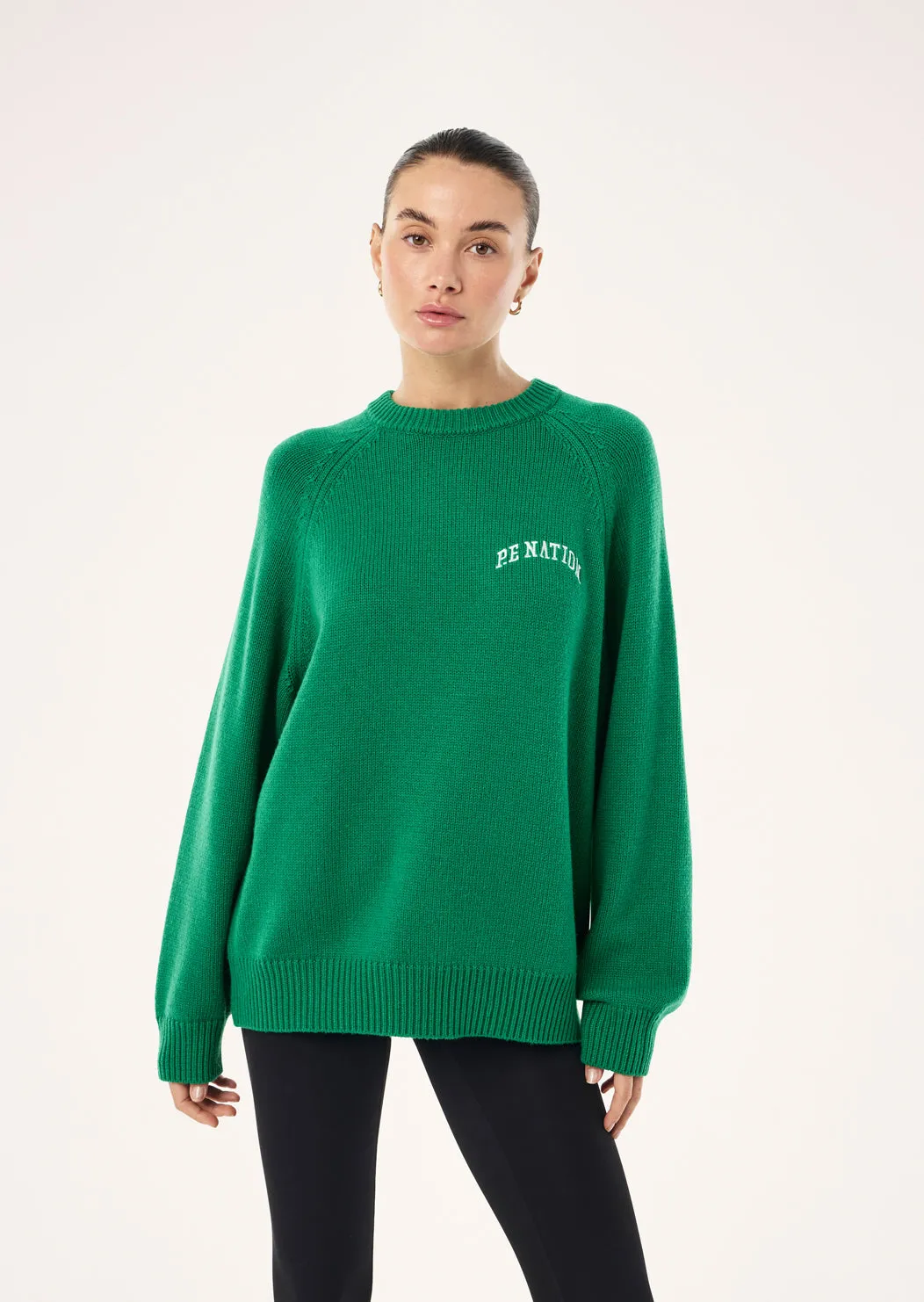 LEGACY KNIT CREW IN AMAZON sold by P.E Nation product image thumbnail 2