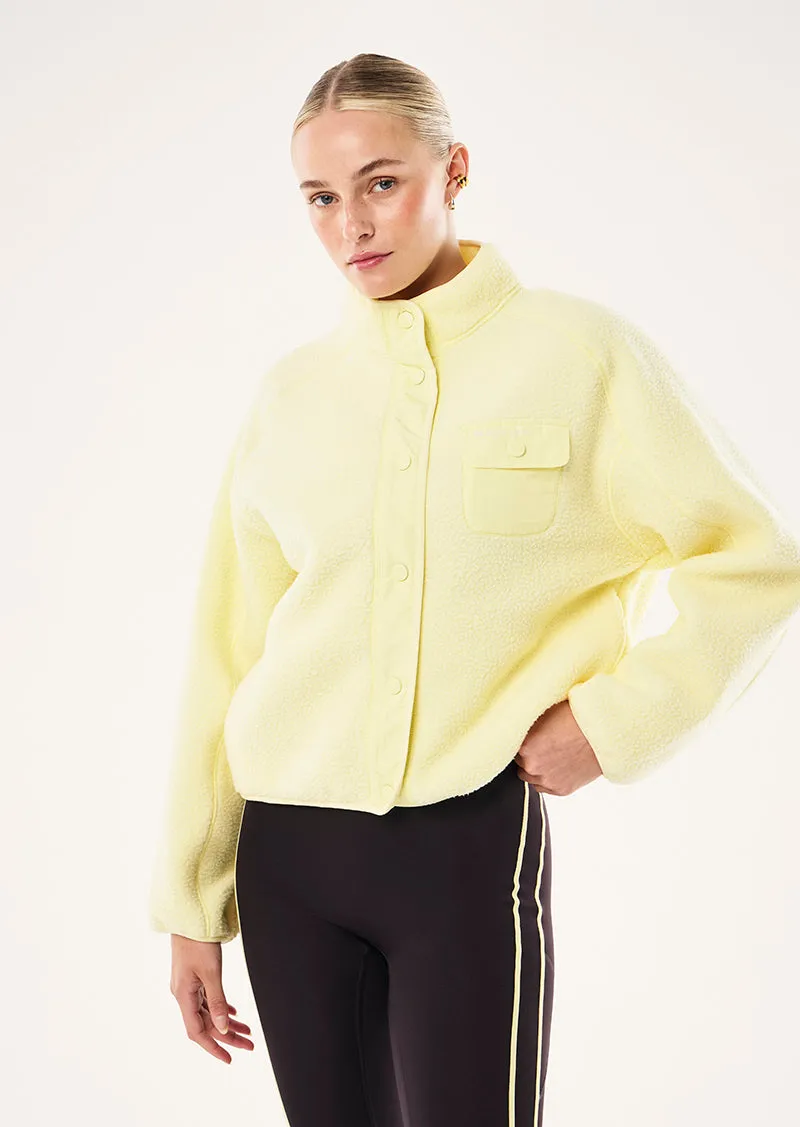 TAKEOVER JACKET IN SOFT YELLOW sold by P.E Nation product image thumbnail 4