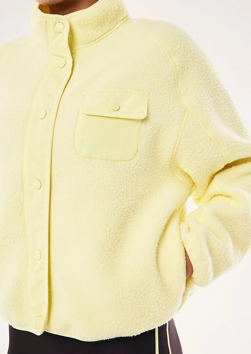 TAKEOVER JACKET IN SOFT YELLOW sold by P.E Nation product image thumbnail 2