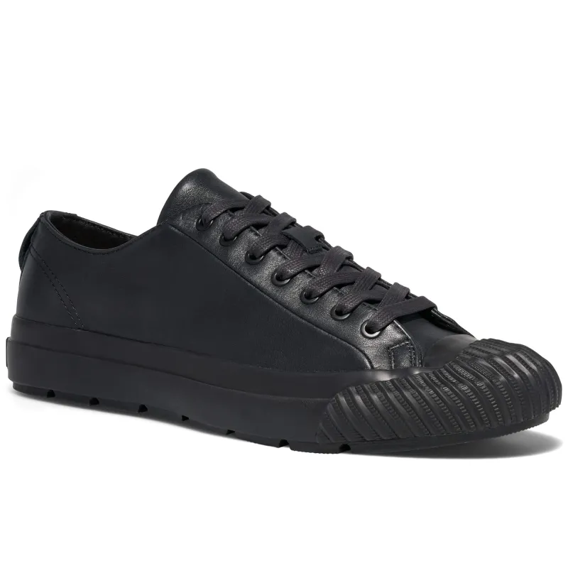 Grounder Low-Top Black/Leather sold by P.F. Flyers