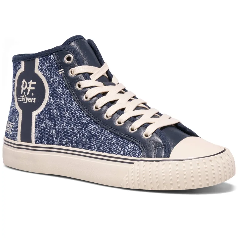 Center High-Top Navy/Gray made by P.F. Flyers