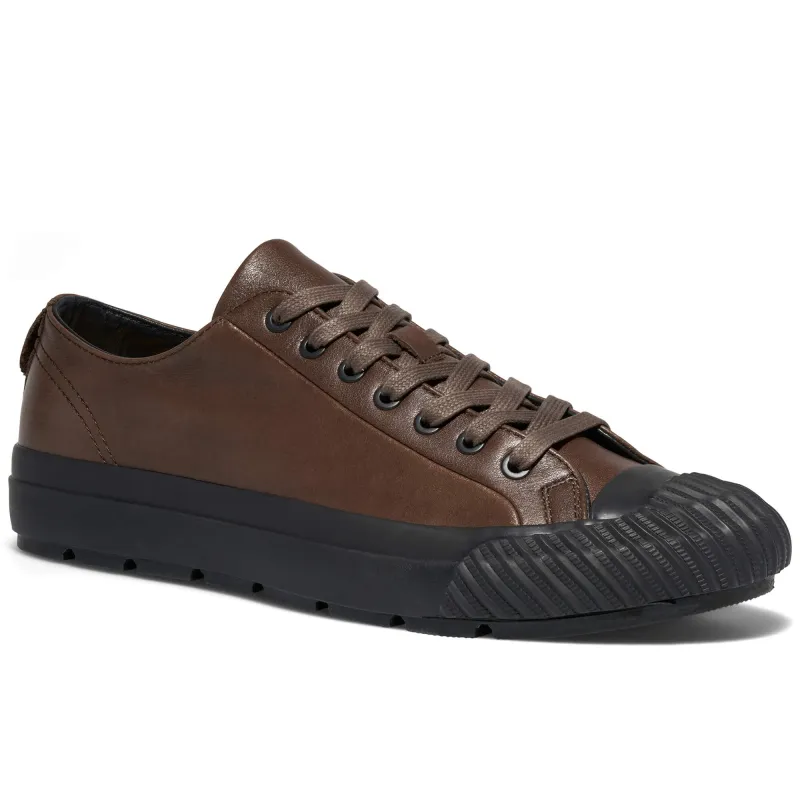 Grounder Luxe Low-Top Brown/Black made by P.F. Flyers