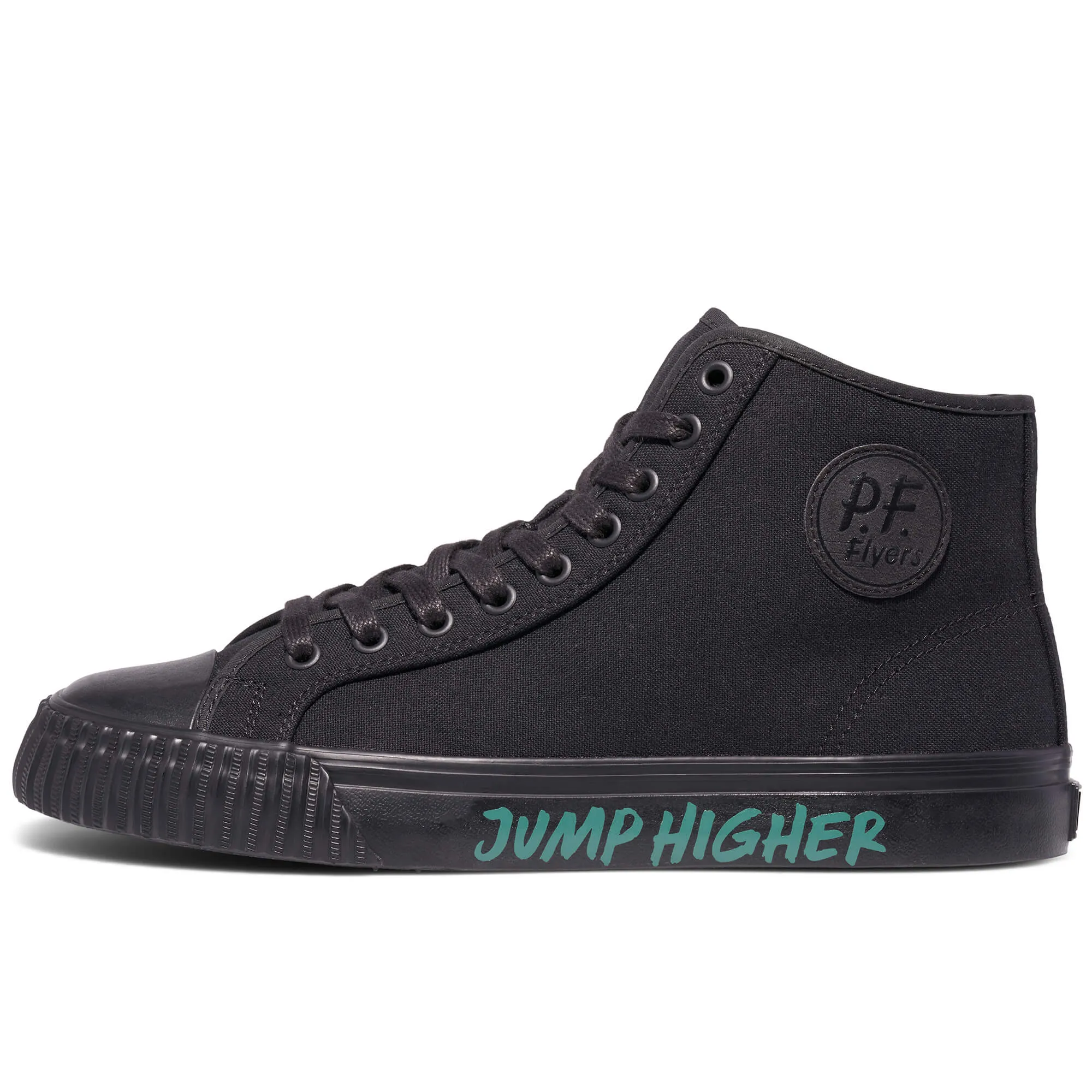 1993 Center RFJH High-Top Black/Black sold by P.F. Flyers product image thumbnail 3