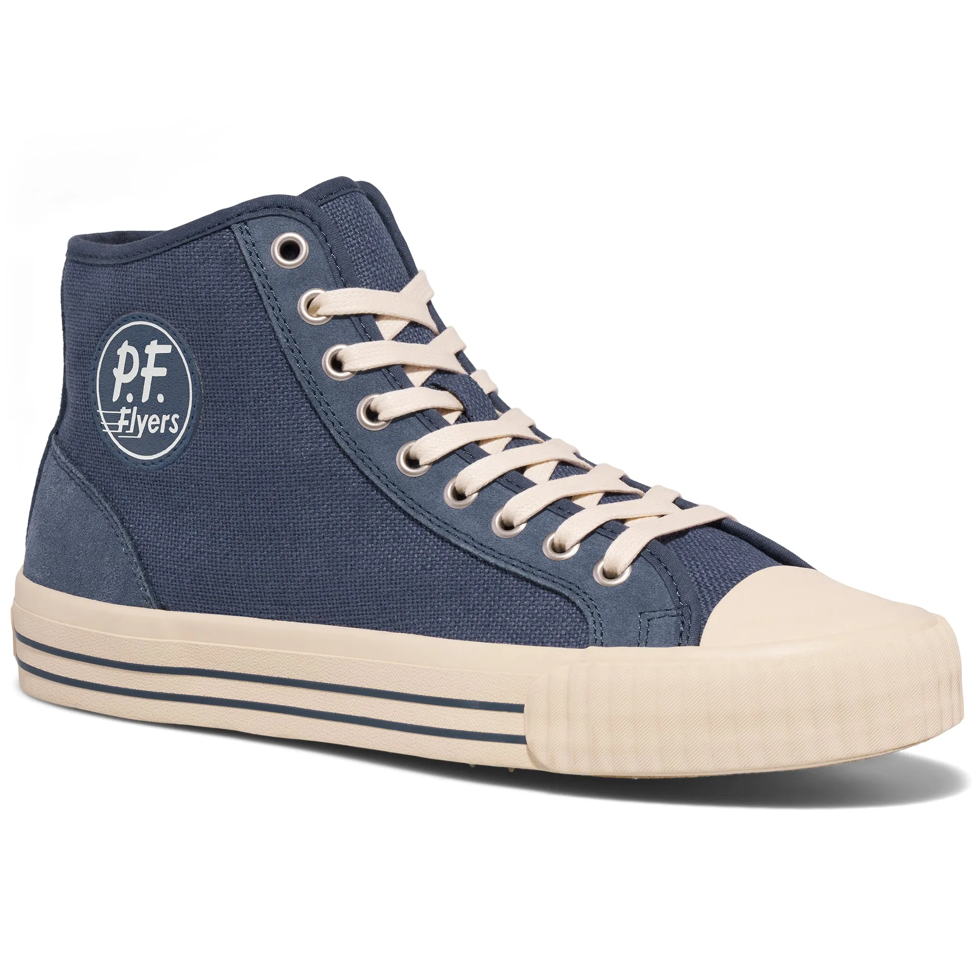 Center Vintage High-Top Indigo sold by P.F. Flyers