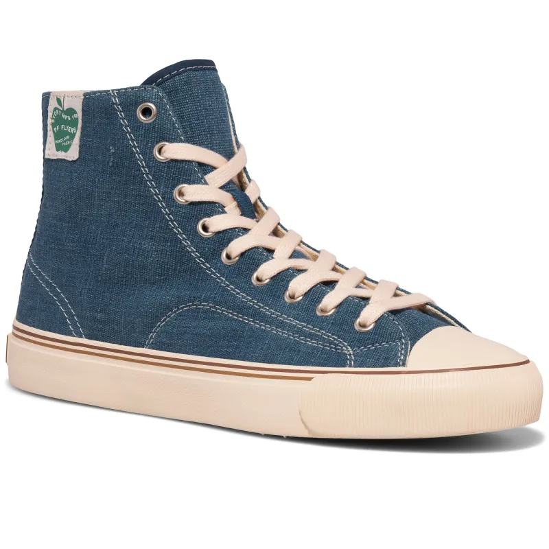 All-American Story MFG High-Top Indigo/Ecru made by P.F. Flyers