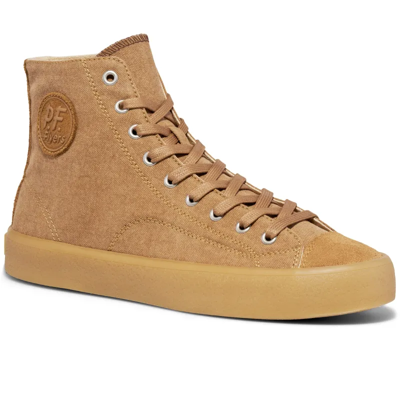 All-American Crepe High-Top Tobacco made by P.F. Flyers