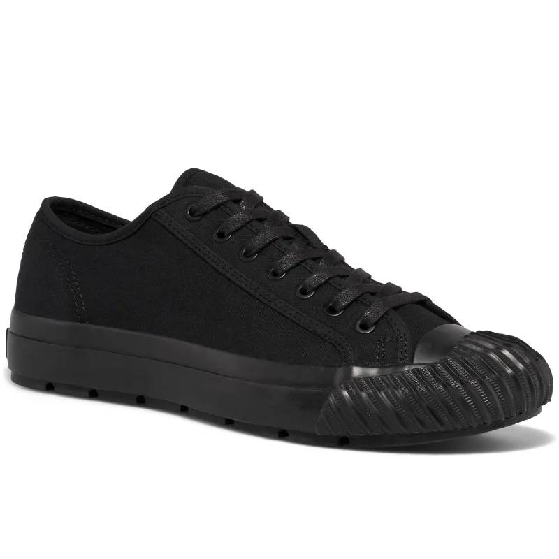 Grounder Low-Top Triple Black made by P.F. Flyers