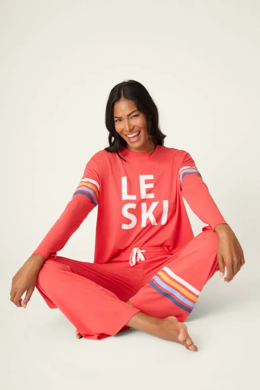 Le Ski Long Sleeve Lounge Set sold by P.J. Salvage