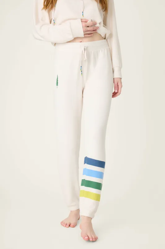 The Outsider Striped Jogger Banded Pants sold by P.J. Salvage