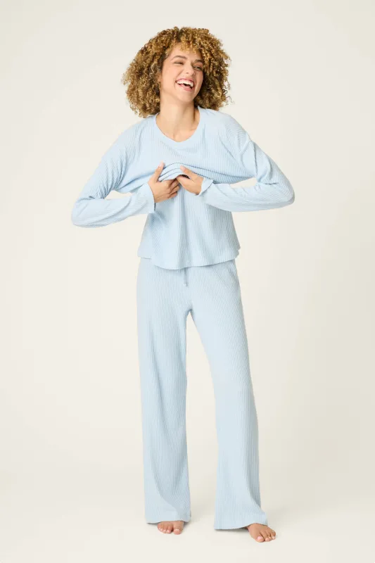 3-Piece Luxe Ribbed Celestial PJ Set sold by P.J. Salvage