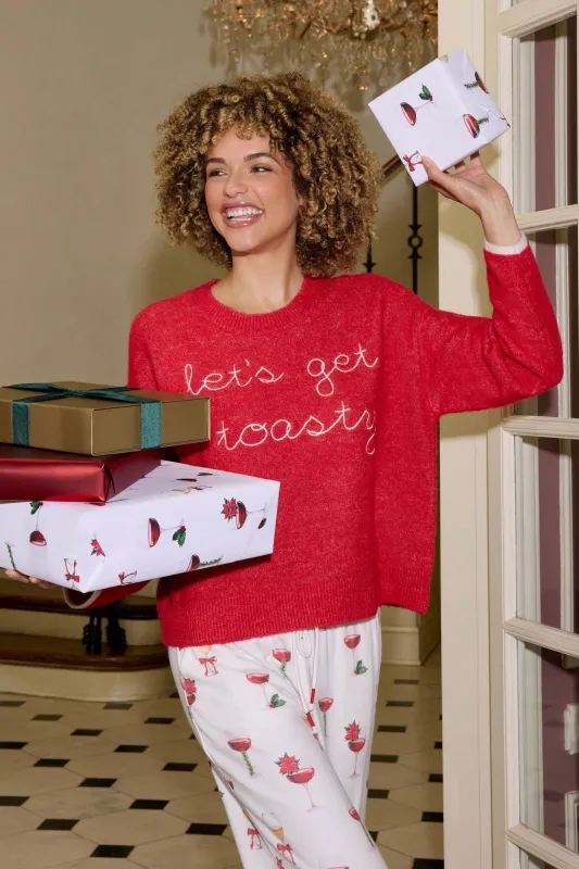 Let's Get Toasty Snuggle Sweater sold by P.J. Salvage