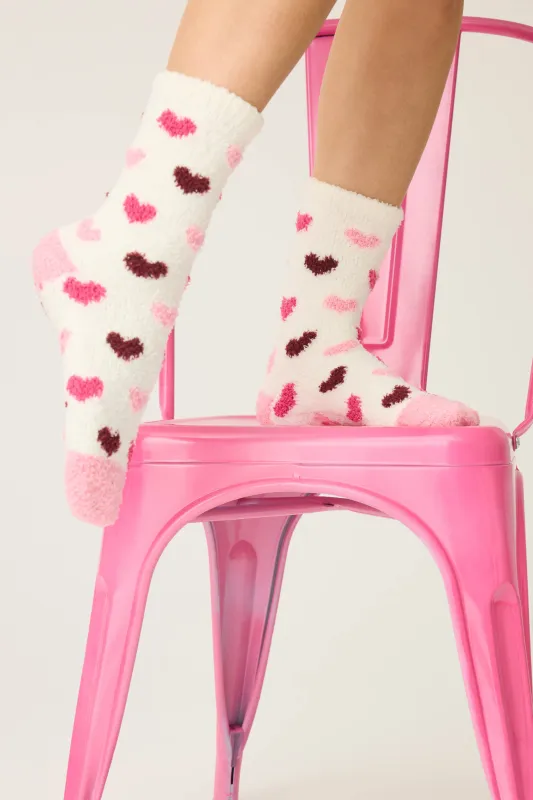 Key To My Heart Crew Socks sold by P.J. Salvage