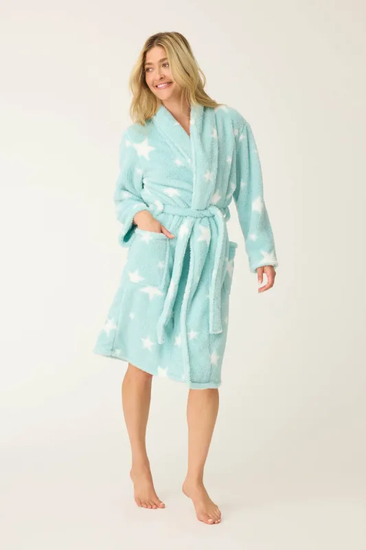 Let's Get Cozy Star Print Robe sold by P.J. Salvage